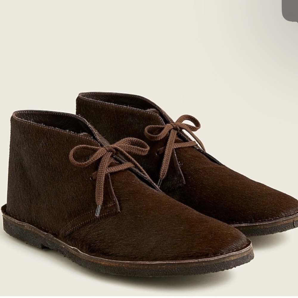 New With Box Jcrew macalister boot pony hair size 9.5 rare